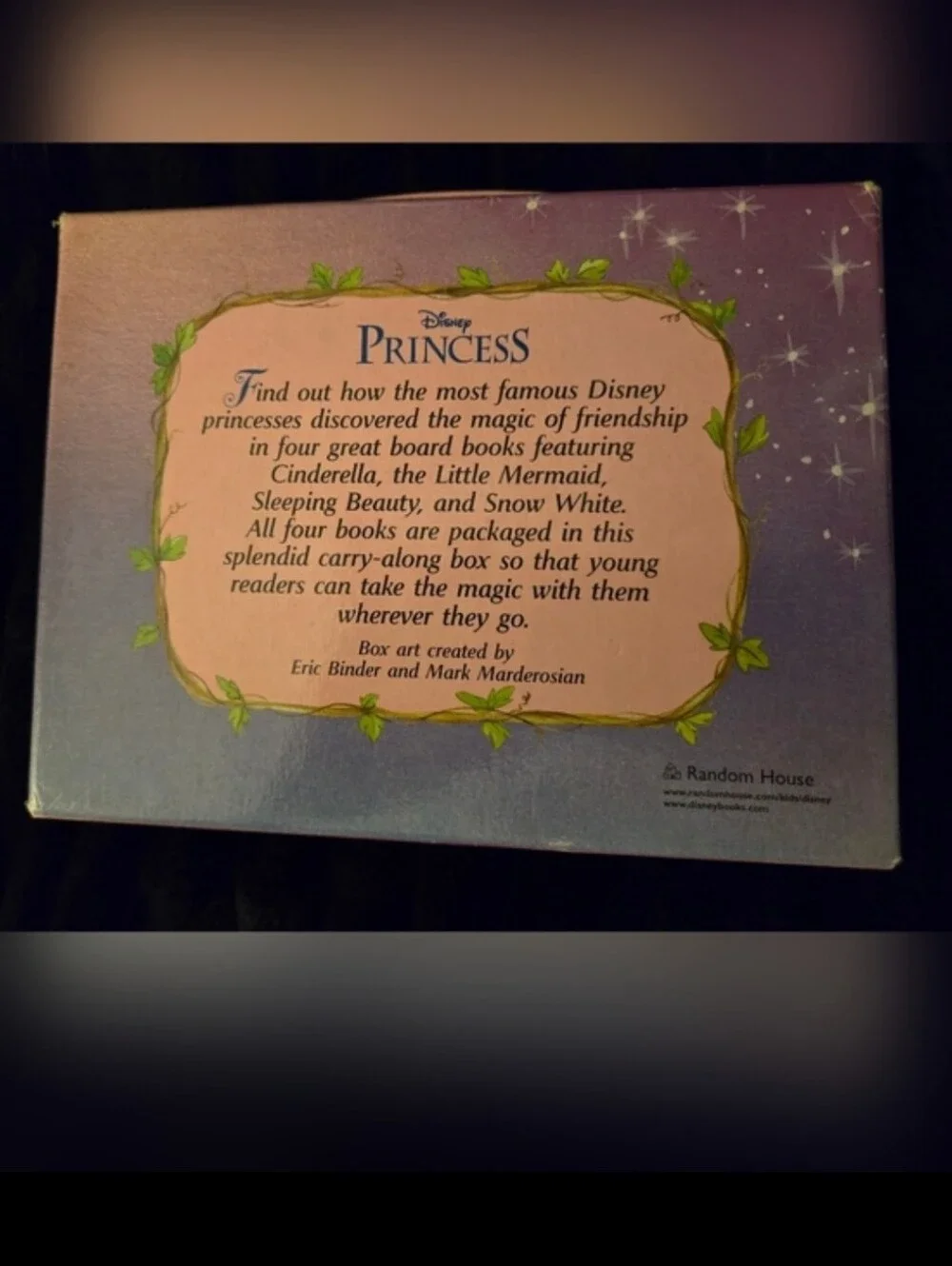 Disney Princess Bundle: 2001 Book Box Set Vintage EUC & 2017 Rapunzel Doll NIB
